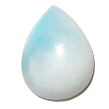 Load image into Gallery viewer, Satin Crystals Larimar Cabochon 1.3" Collectible Drop Gemstone New Age Blue Cloud Peace Relaxation Stress Release Stone Dominican Republic C08
