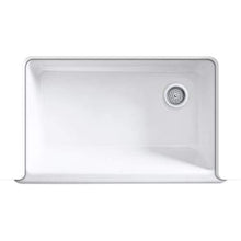 Load image into Gallery viewer, KOHLER Whitehaven Farmhouse Sink, Self-Trimming Tall Apron Front, K-6489-0, White
