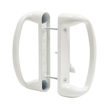 Load image into Gallery viewer, White Sliding Glass Door Handle Replacement, Sized for 3-15/16 Inch Hole Spacing
