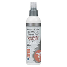 Load image into Gallery viewer, Veterinary Formula Clinical Care Hot Spot &amp; Itch Relief Medicated Spray 8 oz, White, (GI01340)
