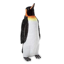 Load image into Gallery viewer, Melissa &amp; Doug Giant Lifelike Plush Emperor Penguin Standing Stuffed Animal (3.4 Feet Tall)
