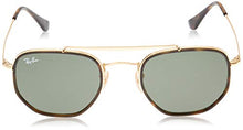 Load image into Gallery viewer, Ray-Ban unisex adult Rb3648m the Marshal Ii Sunglasses, Gold/Green, 52 mm US
