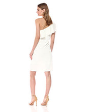 Load image into Gallery viewer, VERO MODA Women's Babia One Shoulder Dress, Snow White, Small
