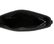 Load image into Gallery viewer, Michael Kors Jet Set Large Messenger Bag Crossbody Black MK Signature
