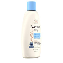 Load image into Gallery viewer, Aveeno Baby Cleansing Therapy Moisturizing Baby Body Wash with Natural Oatmeal &amp; ProVitamin B5, Gentle Tear-Free Baby Bath Wash for Sensitive &amp; Eczema-Prone Skin, Hypoallergenic, 8 oz
