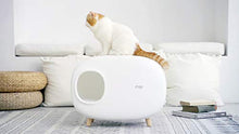 Load image into Gallery viewer, MS Cat Litter Box for Easier Handling of Cat Litter, Enclosed Design, Easy to Clean, Prevent Sand Leakage, Easy Assembly and Large Space, with Cat Litter Scoop
