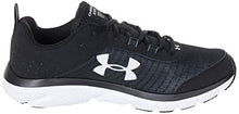 Load image into Gallery viewer, Under Armour mens Charged Assert 8 Running Shoe, Black/White, 11 US
