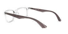 Load image into Gallery viewer, Ray-Ban unisex adult Rx7047 Prescription Eyeglass Frames, Transparent/Demo Lens, 54 mm US
