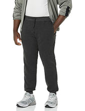 Load image into Gallery viewer, WT02 Men's Basic Jogger Fleece Pants, Heather Charcoal, Small
