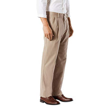 Load image into Gallery viewer, Dockers Men's Classic Fit Easy Khaki Pants - Pleated (Standard), Timber Wolf (Stretch), 42 30
