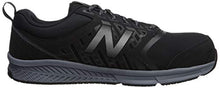 Load image into Gallery viewer, New Balance Men's 412 V1 Alloy Toe Industrial Shoe, Black/Silver, 14 M US

