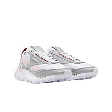 Load image into Gallery viewer, Reebok Kids' Classic Legacy Sneaker, Stark Grey/White/Urban Maroon, 5 M US
