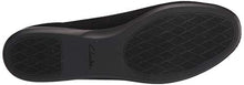 Load image into Gallery viewer, Clarks womens Carly Wish Ballet Flat, Black Knit, 7 Wide US
