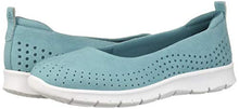 Load image into Gallery viewer, Clarks Women's Step Allena Sea Loafer Flat, Aqua Microfiber, 10 M US
