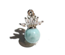 Load image into Gallery viewer, Larimar Pendant Gemstones with 925 Sterling Silver Classic Jewelry Women
