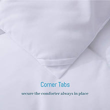 Load image into Gallery viewer, WhatsBedding Down Alternative Quilted Comforter - All Season White Lightweight Duvet Insert or Stand-Alone Comforter with Corner Tabs - King Size（102×90 Inch）
