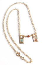Load image into Gallery viewer, Scapular Catholic Sacred Heart of Jesus and Miraculous Medal Necklace

