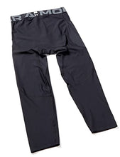 Load image into Gallery viewer, Under Armour Men's Standard HeatGear 3/4 Leggings, Black (001)/White, Medium Tall
