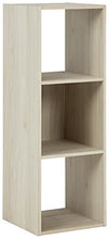 Load image into Gallery viewer, Signature Design by Ashley Socalle Modern 3 Cube Storage Organizer or Bookcase, Whitewash
