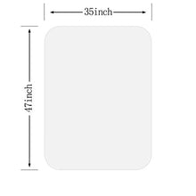 Load image into Gallery viewer, [Upgraded Version] Crystal Clear 1/5" Thick 47" x 35" Heavy Duty Hard Chair Mat, Can be Used on Carpet or Hard Floor

