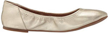Load image into Gallery viewer, Amazon Essentials Women's Belice Ballet Flat, Gold, 6.5 B US
