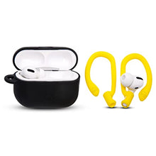 Load image into Gallery viewer, WC HookZ - Upgraded Over Ear Hooks for AirPods Pro &amp; AirPods 1, 2 &amp; 3-2 Size Pairs Included in Package, Made by Wicked Cushions | Neon Yellow
