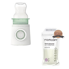 Load image into Gallery viewer, Momcozy Portable Bottle Warmer for Travel &amp; Momcozy Breastmilk Storing Bags 120pcs
