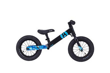 Load image into Gallery viewer, Bike8 Red Dot Desgin Award Winner high-end racing/performance balance bike/push bikes for kids with aluminum frame and super light pneumatic tire (black blue,12 inch for 2 to 5 years toddler 85-130cm)
