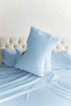 Load image into Gallery viewer, Queen Size Sheet Set - 6 Piece Set - Hotel Luxury Bed Sheets - Extra Soft - Deep Pockets - Easy Fit - Breathable &amp; Cooling Sheets - Comfy - Light Blue Bed Sheets - Baby Blue - Queens Sheets - 6 PC
