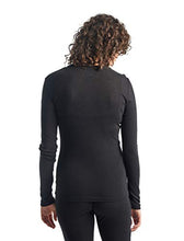 Load image into Gallery viewer, Icebreaker 175 Everyday L/S Crewe Baselayer Top Black Womens Sz M
