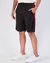 Load image into Gallery viewer, Men's Mesh Active Wear Athletic Basketball Essentials Performance Gym Soccer Running Summer Fitness Quick Dry Wicking Workout Clothes Sport Shorts - Set 6-5 Pack, M
