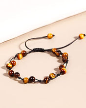 Load image into Gallery viewer, Jewever Tiger Eye Bracelet for Women Handmade Beaded Bracelets Yoga Meditation Balance Healing Crystals and Gemstones
