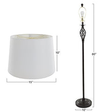 Load image into Gallery viewer, Table Lamps and Floor Lamp Set of 3, Spiral Cage Design (3 LED Bulbs included) by Lavish Home
