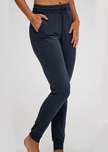 Load image into Gallery viewer, DEVOPS Women's Yoga Jogger Pants with Side Pocket Sweatpants (X-Large, [2 Pack]- Black/Charcoal Grey)
