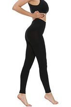 Load image into Gallery viewer, WiliW Women's Black Footed Tights Opaque Control Top Hold &amp; Stretch 1 Pairs M
