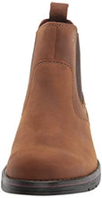 Load image into Gallery viewer, Clarks Men's Morris Up Waterproof Chelsea Boot, Dark Tan Leather, 10.5 Wide
