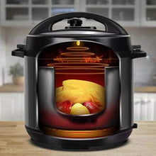 Load image into Gallery viewer, MOOSOO 9-in-1 Electric Pressure Cooker with LCD, 6QT Instant Programmable Pressure Pot, 15 One-Touch Programs with Deluxe Accessory Set
