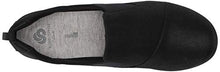 Load image into Gallery viewer, Clarks Women's CloudSteppers Sillian Paz Slip-On Loafer, Black Synthetic Nubuck, 8 M US
