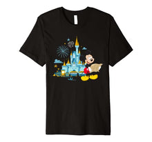 Load image into Gallery viewer, Walt Disney World 50th Anniversary Mickey Magic Castle Premium T-Shirt
