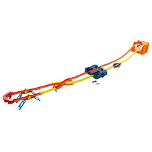 Load image into Gallery viewer, Hot Wheels Track Builder Unlimited Power Boost Box Compatible id Four Plus Builds 20 feet of Track Gift idea for Kids 6 7 8 9 10 and Older

