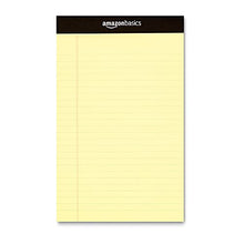 Load image into Gallery viewer, Amazon Basics Narrow Ruled 5 x 8-Inch Lined Writing Note Pads - 12-Pack (50-sheet Pads), Canary
