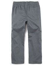 Load image into Gallery viewer, The Children's Place boys Pull On Cargo Pants, Gray Steel, 4 husky
