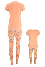 Load image into Gallery viewer, Unique Baby Girls Matching Mommy and Me Lattes Pant Set (14-16, Pumpkin Spice)
