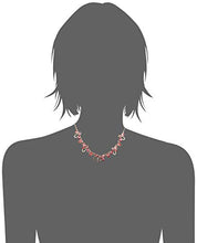 Load image into Gallery viewer, Anne Klein Women's Gold/Coral Flower Frontal Necklace
