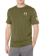 Load image into Gallery viewer, Under Armour Men's Standard New Freedom Flag T-Shirt, Marine OD Green (390)/Black, Large Tall
