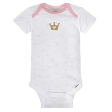Load image into Gallery viewer, Gerber Girls' 8 Pack Short Sleeve Onesies Bodysuits, Castle, 6-9 Months

