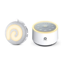 Load image into Gallery viewer, Dreamegg Portable White Noise Machine for Baby Sleeping with Night Light, Nature Sounds, White Noise and Lullaby, Child Lock &amp; Dreamegg D1 Sound Machine
