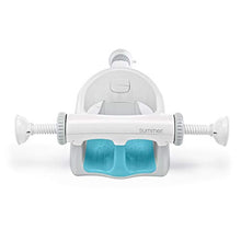 Load image into Gallery viewer, Summer My Bath Seat Soft Support (Aqua ) – Contoured Bath Seat for Children Transitioning to the Adult Bathtub – Features Drain Holes, Sure &amp; Secure Suction Cups, and Spacious Open-Side Design
