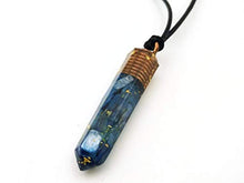 Load image into Gallery viewer, Natural Kyanite Orgonite Pendant(5cm, 2inches) Necklace-Wealth, Love, Reiki Infused- Talisman
