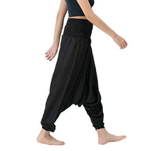 Load image into Gallery viewer, B BANGKOK PANTS Women's Harem Pants Jumpsuit Hippie Clothes (Bohorose Pink, One Size)
